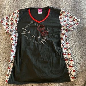 Hello kitty scrub top